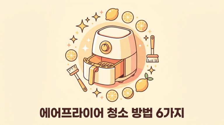에어프라이어 청소방법 6가지