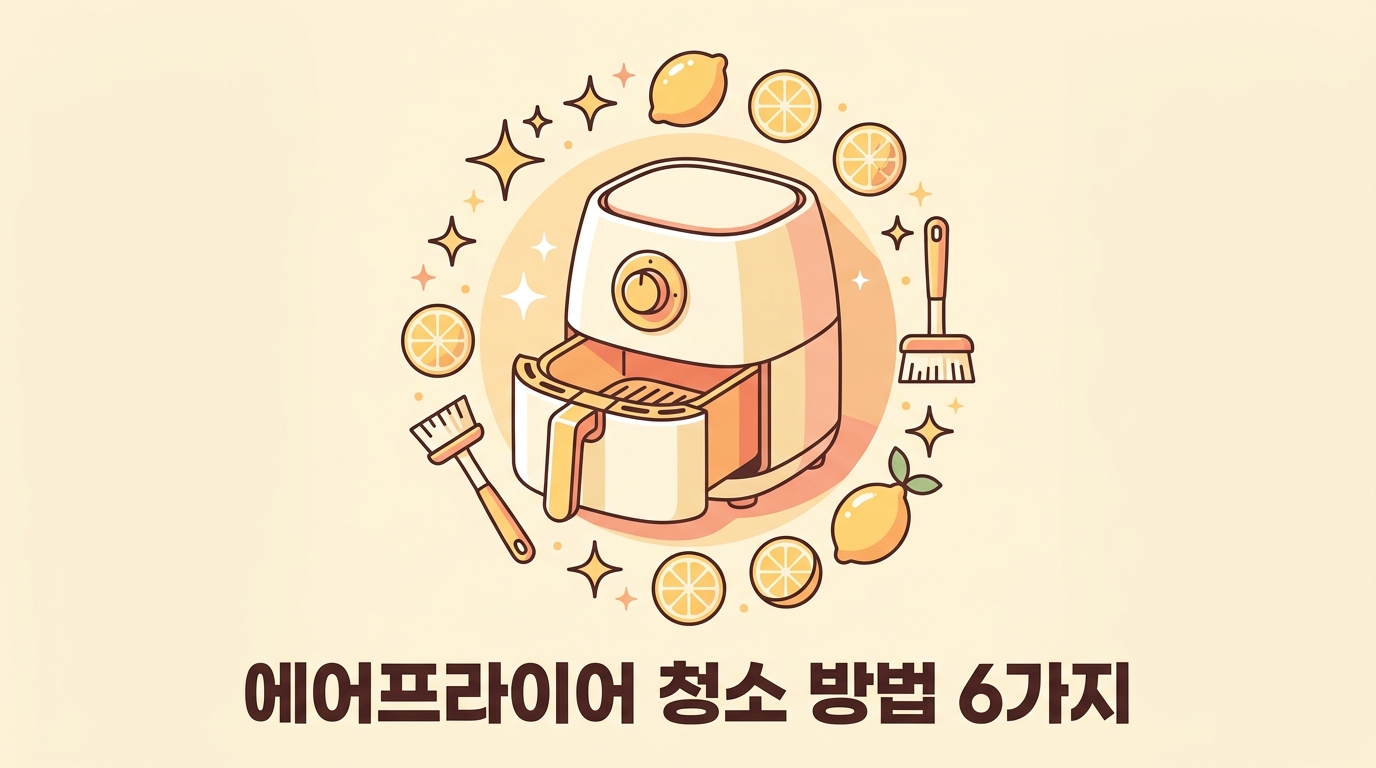 에어프라이어 청소방법 6가지