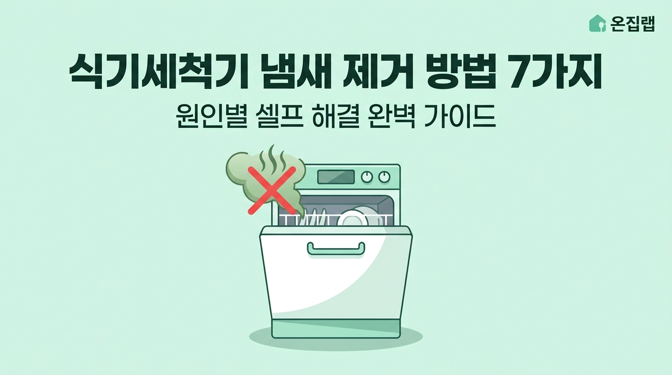 식기세척기 냄새 제거 방법 안내