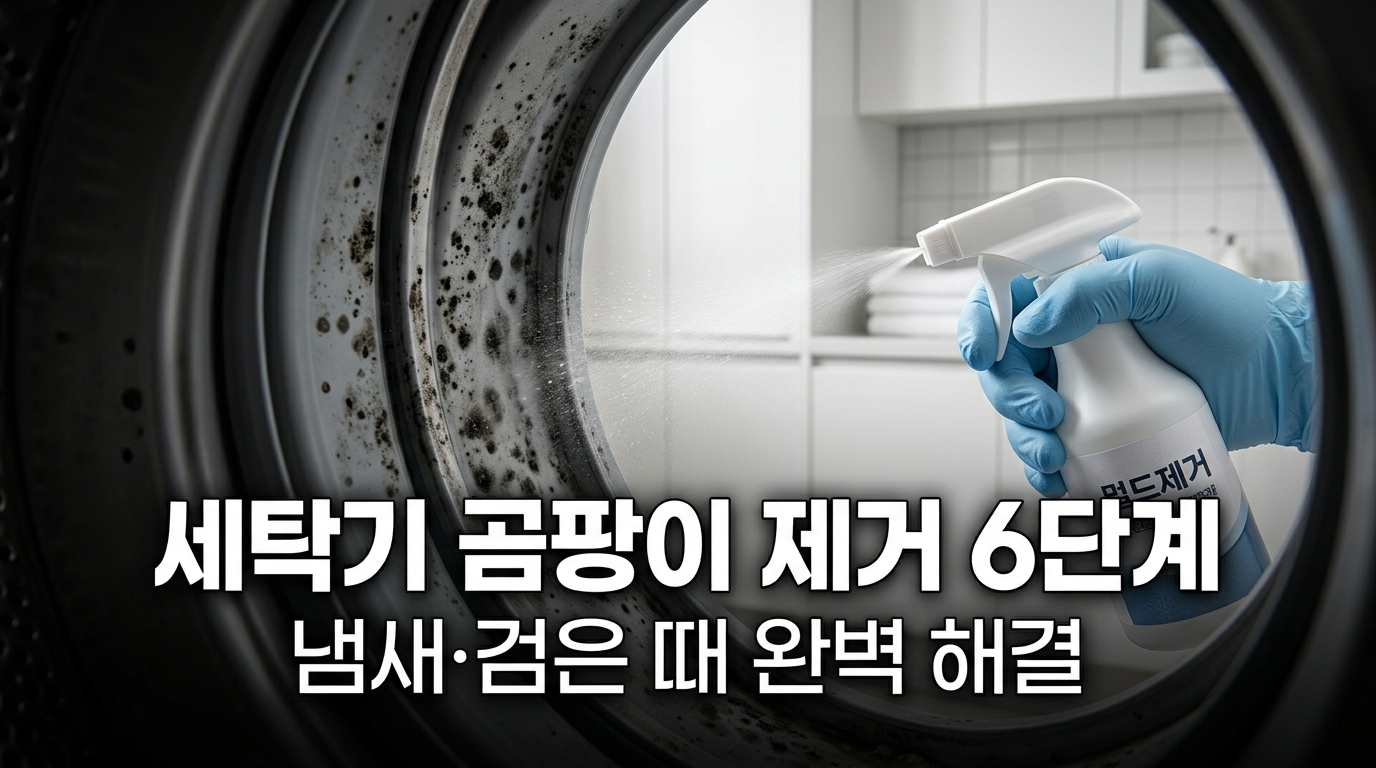 세탁기곰팡이제거인포그래픽