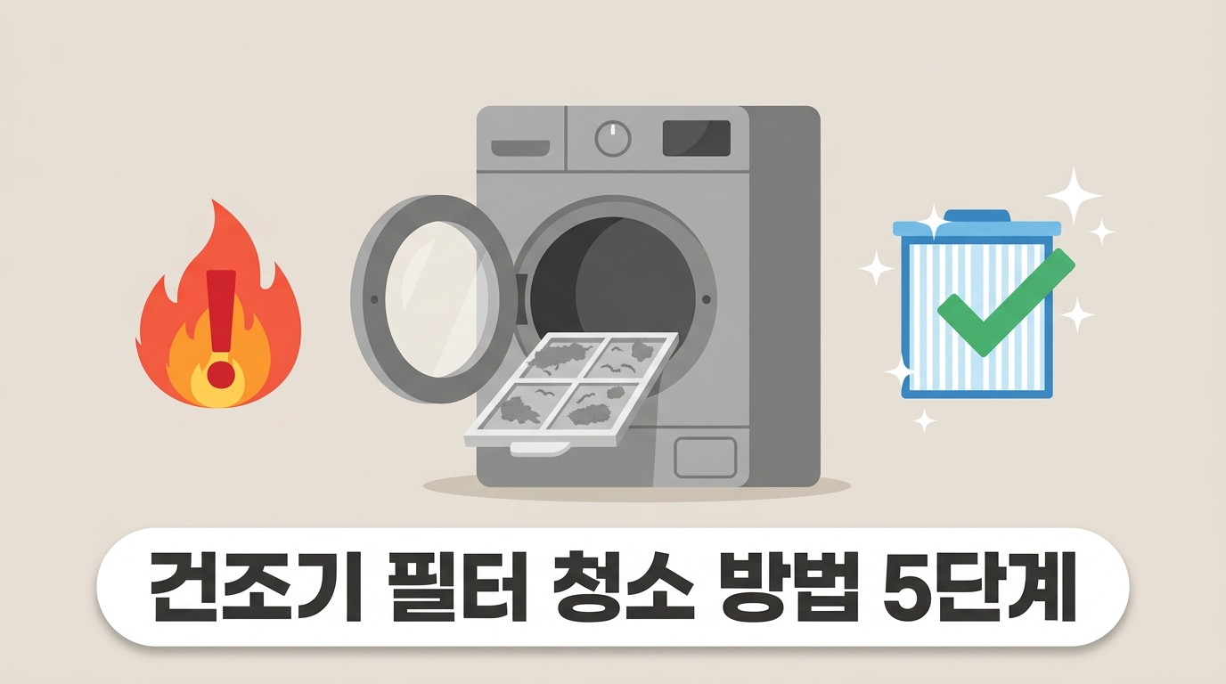 건조기 필터 청소방법