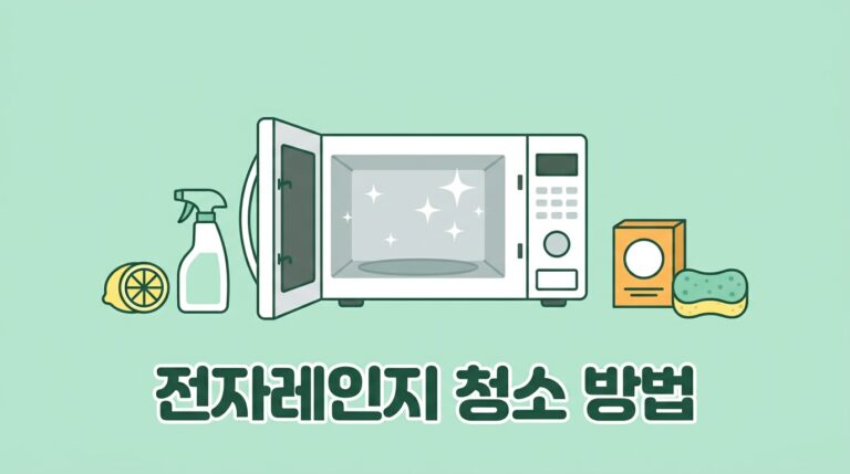 전자레인지 청소방법